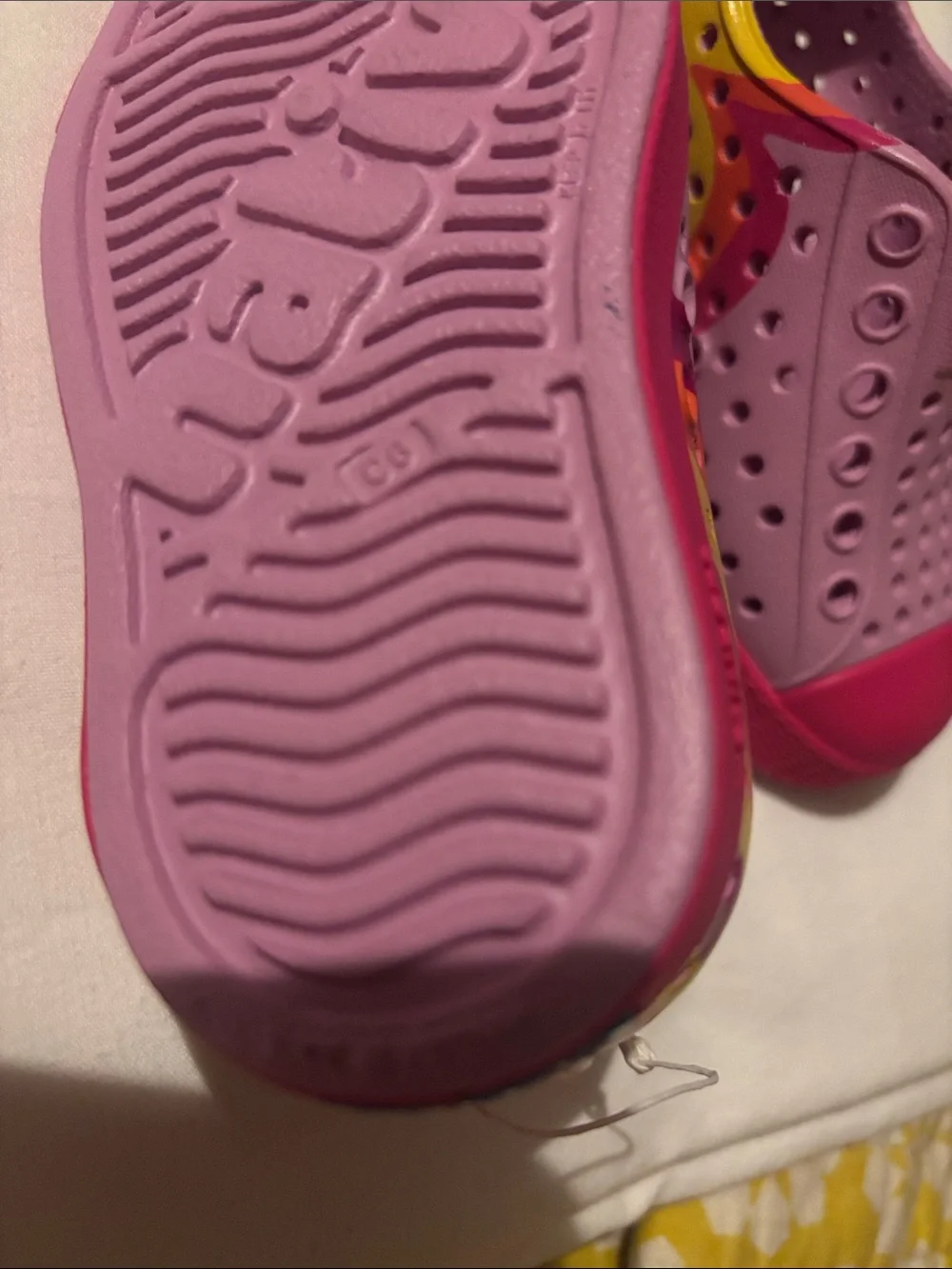 Native Kids Jefferson Slip-On Water Shoes - Light Purple & Hot Pink